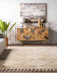 Shafali Tiled Trellis Rug - From Where Finds -