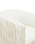 Shag Me Vegan Leather Swivel Chair - From Where -