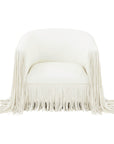 Shag Me Vegan Leather Swivel Chair - From Where -