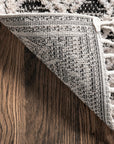Shaggy Lattice Tassel Rug - From Where Finds -
