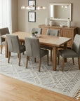 Shaggy Lattice Tassel Rug - From Where Finds -