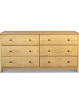 Shaker Solid Wood 6 Drawer Dresser - From Where -