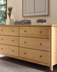 Shaker Solid Wood 6 Drawer Dresser - From Where -