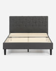 Shalini Upholstered Platform Bed Frame with USB Ports - From Where Finds -