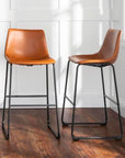 Shantel Upholstered Bar Stool (Set of 2) - From Where -