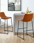Shantel Upholstered Bar Stool (Set of 2) - From Where -