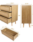 Shavon 3 Drawer Dresser - From Where -