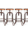 Shaylee Swivel Stool (Set of 4) - From Where -