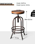 Shaylee Swivel Stool (Set of 4) - From Where -