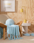 Shearling Sphere Pillow - From Where -