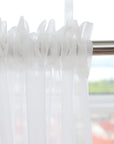 Sheer White Curtains 84 Inches - From Where -