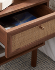 Silvanna Rattan Nightstand - From Where Finds -