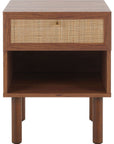 Silvanna Rattan Nightstand - From Where Finds -