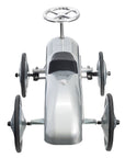 Silver Race Car Ride-On