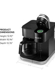 Single Serve K - Cup Pod & Carafe Coffee Maker - From Where -