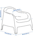 SKARPÖ Armchair Ooutdoor White - From Where -