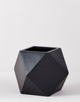Small Faceted Fiberstone Planters - From Where -