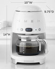 Smeg 10 - Cup Drip Coffee Maker - From Where -
