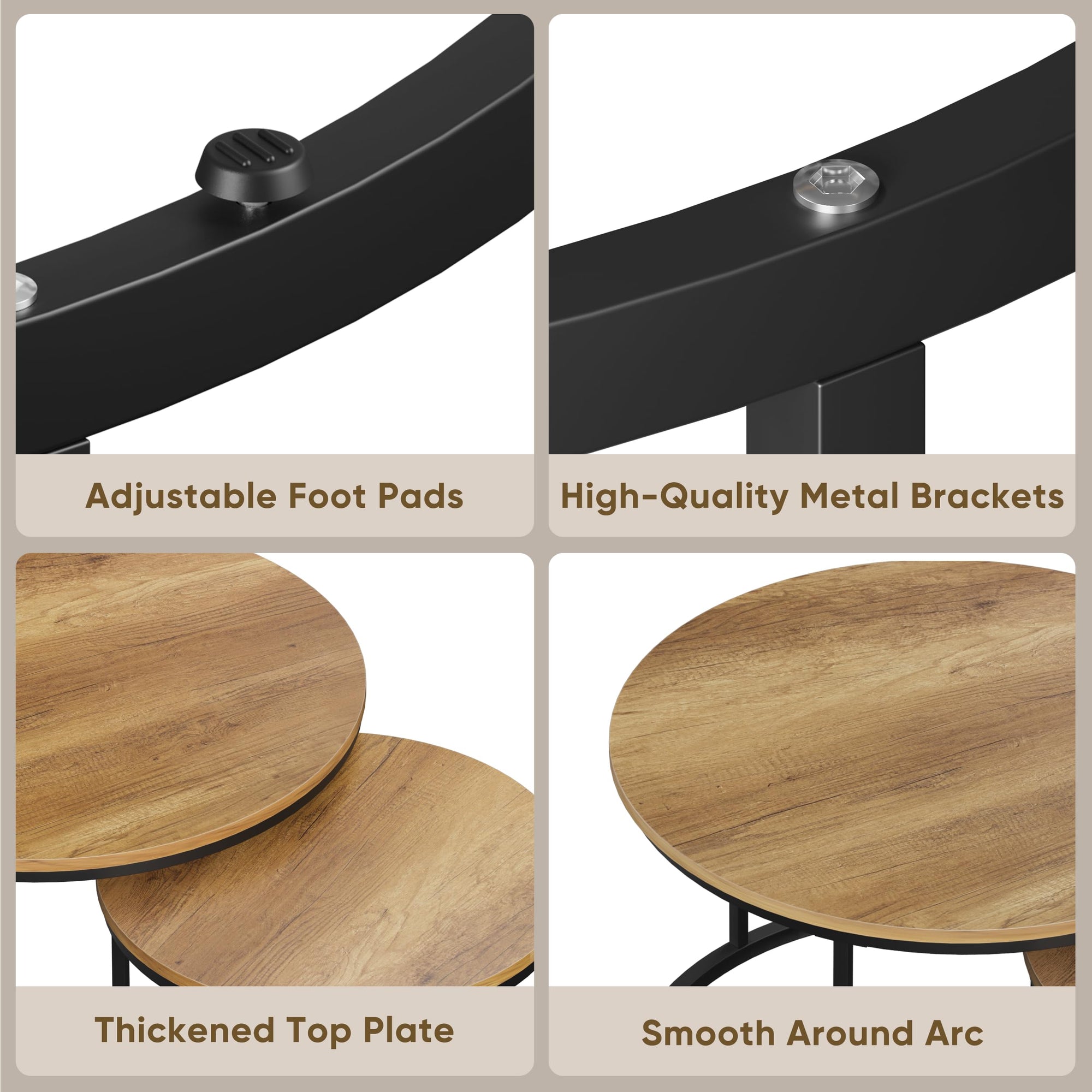 Smuxee Nesting Coffee Table Set of 2 - From Where -