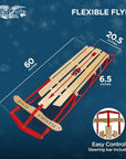 Snow Slider Sled with Steering Bar - From Where -