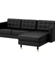 Sofa with chaise/Grann/Bomstad black - From Where -