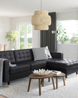 Sofa with chaise/Grann/Bomstad black - From Where -