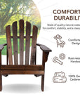 Solid Wood Adirondack Chair - From Where -
