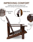 Solid Wood Adirondack Chair - From Where -