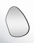 Solid Wood Asymmetrical Wall Mirror - From Where -