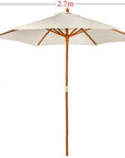 Solid Wood Beach Umbrella Protection - From Where -