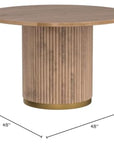 Solid Wood Contemporary Dining Table - From Where -