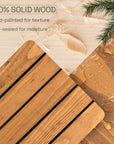 Solid Wood Floating Shelves Set of 2 - From Where -
