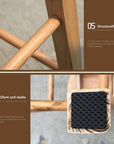 Solid Wood Tall Bar Stools - From Where -