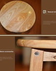 Solid Wood Tall Bar Stools - From Where -