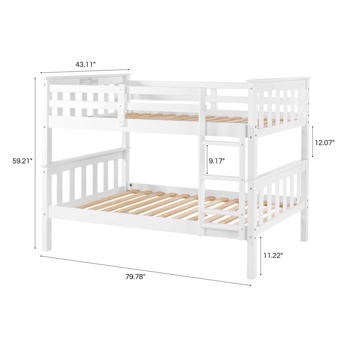 Solid Wood Twin - Over - Twin Bunk Bed - From Where -