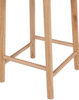 Solid Wood Upholstered Counter Stool - From Where -
