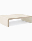 Solstice Painted Raffia Low Coffee Table (44"–50") - From Where Finds -