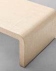 Solstice Painted Raffia Low Coffee Table (44"–50") - From Where Finds -