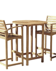 Somerset Teak Bar Set (Set of 3) - From Where -