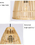Southeast Asian Style Simple Pendant Lamp - From Where -