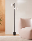 Sphere & Stem 2 - Light Floor Lamp (62") - From Where -