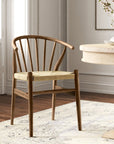 Spindle Wood Dining Side Chair - From Where -