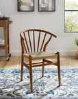 Spindle Wood Dining Side Chair - From Where -