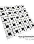 Spiral Pattern Mosaic Tile - From Where Finds -