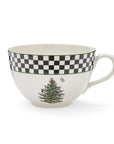 Spode Black White Jumbo Christmas Tree Mug - From Where Finds -