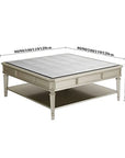 Square Coffee Table with Mirror Top - From Where -