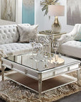 Square Coffee Table with Mirror Top - From Where -
