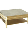 Square Coffee Table with Mirror Top - From Where -