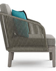 Square Contemporary Outdoor Conversation Chair - From Where -