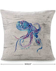 Squid Throw Pillow Cover - From Where -